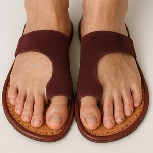 Mochiis Harappa Sandal Flip Flop in Brown
